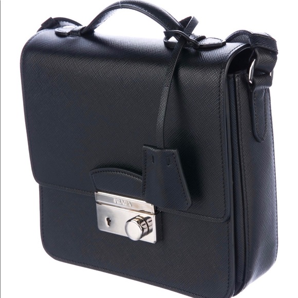 Prada Saffiano Leather Sound Bag (Retail $1,820) - Picture 5 of 6